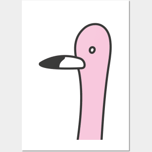 Funny Flamingo Ingo Posters and Art